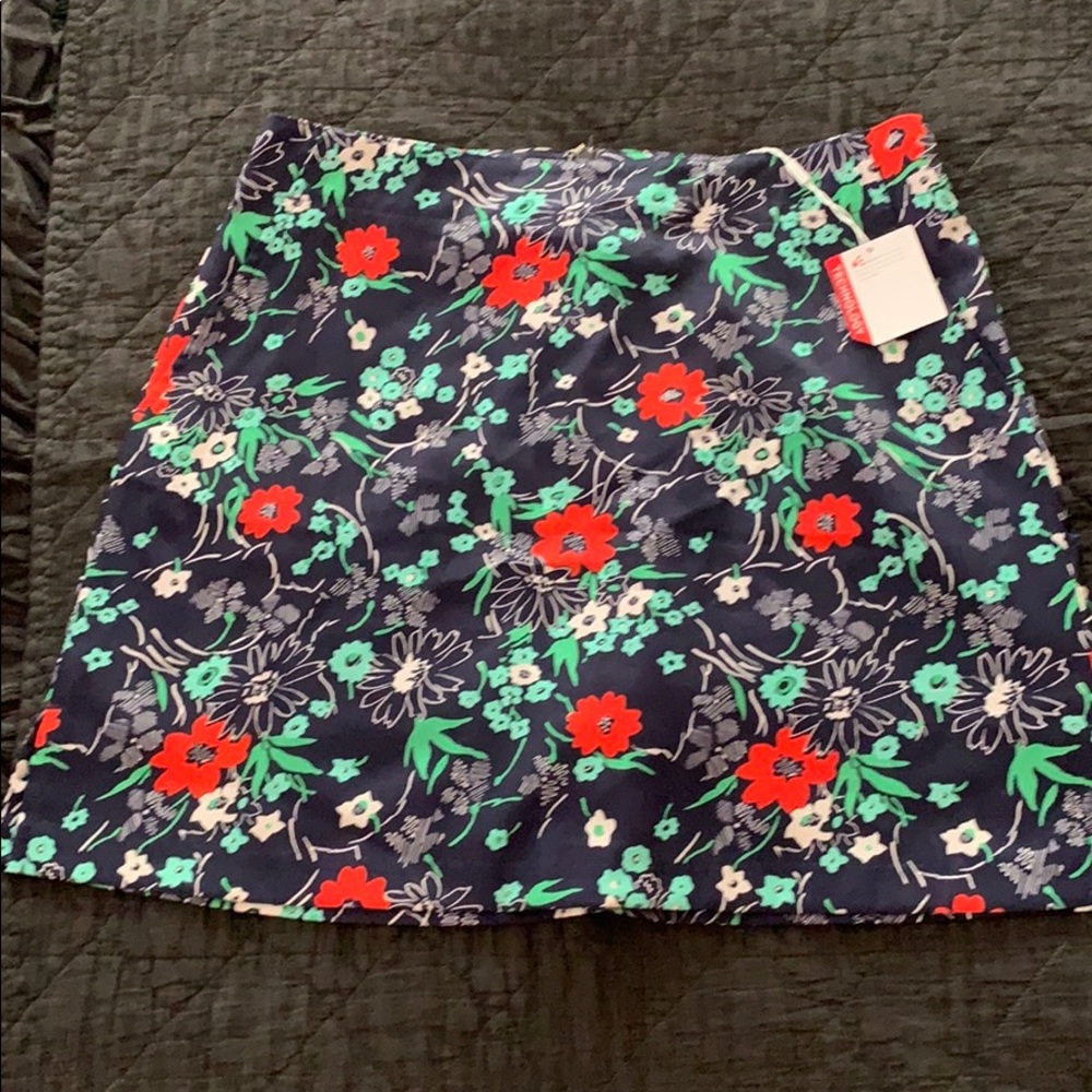 Floral skort with pockets
